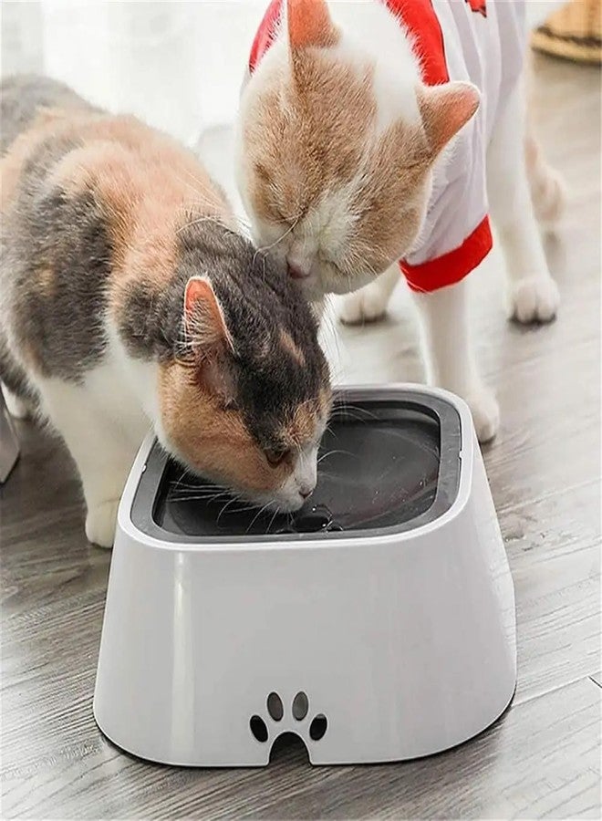 Aakarit Plastic Dog Water Bowl Non Spill Pet with Filter, Slow Feeder Vehicle Carried Splash Free for Cats, Floating Disk | Multicolor - Image 4